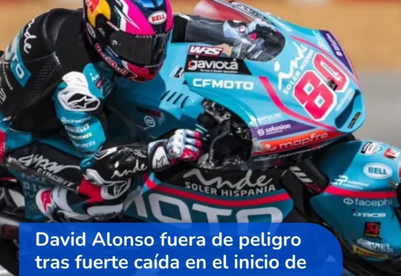 643559840_17866585920579734_5454156718751326320_n David Alonso fuera de peligro tras fuerte caída en el inicio de la temporada 2026 de Moto2