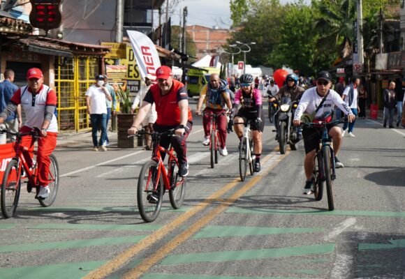 Este domingo vuelven a Rionegro las Vías Activas del Bienestar VAB